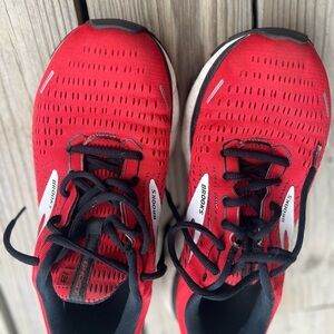 Brooks Red Athletic Shoes